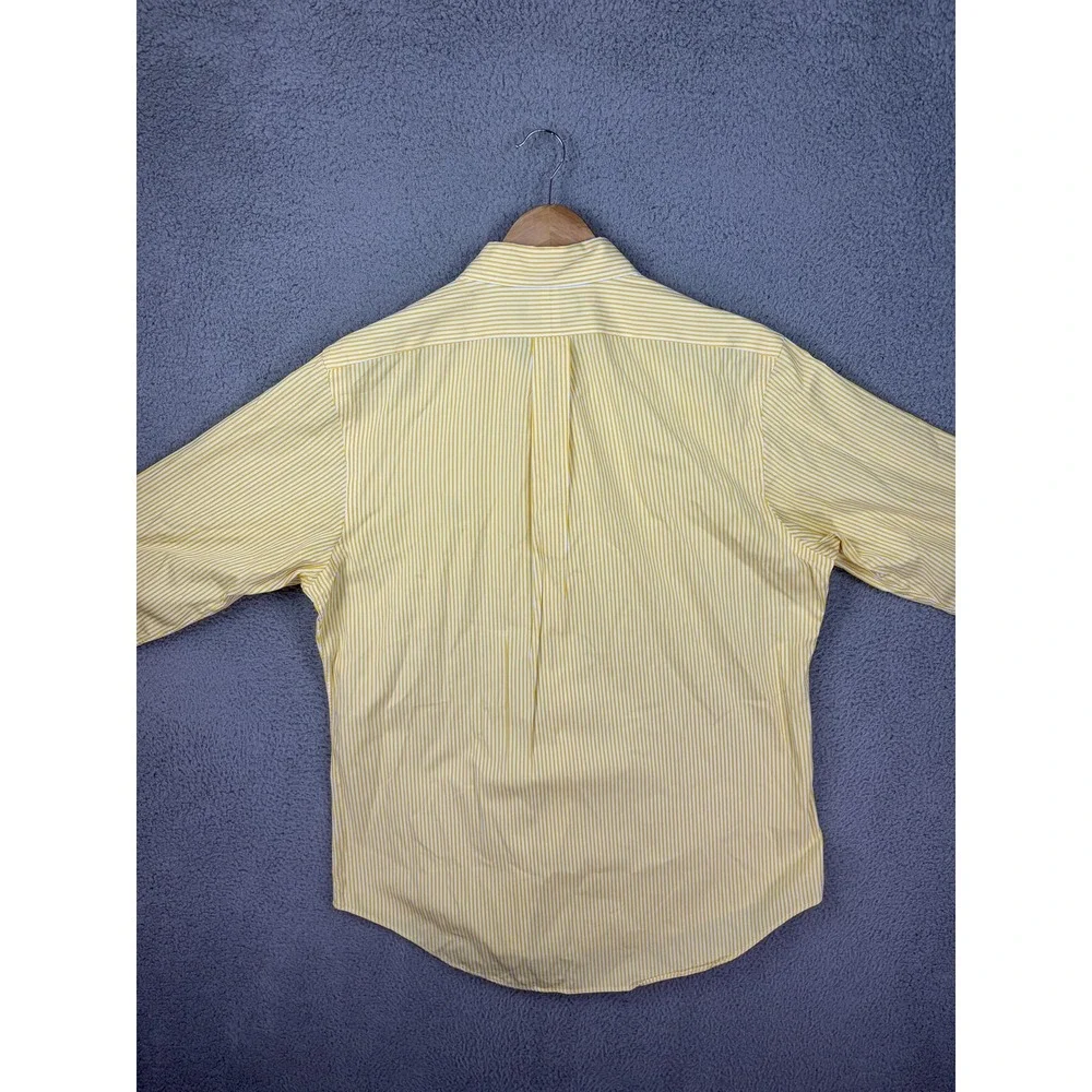Ralph Lauren Yellow Striped Button-Down Shirt